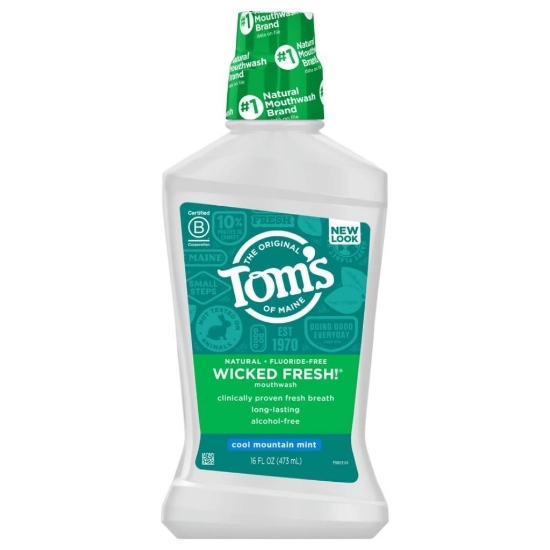 Tom's of Maine Wicked Fresh! Ağız Gargarası Cool Mountain Mint 473ml