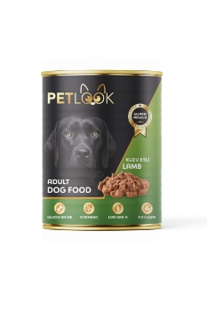 Petlook Konserve Köpek Maması  Yetişkin Kuzu Etli, Parça Etli 415 GR