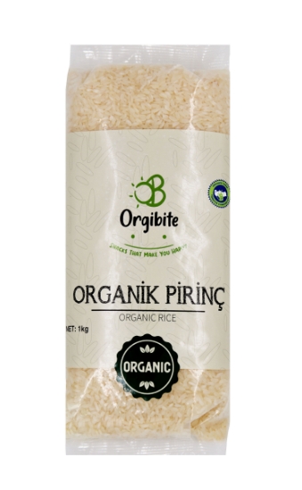 Orgibite Organik Pirinç 1 kg  paket 