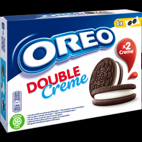 Oreo Double Creme Vanilyalı Bisküvi 170 gr - 4 Adet