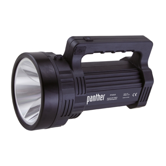 PANTHER PT-6213 USB ŞARJLI SOLAR EL FENERİ