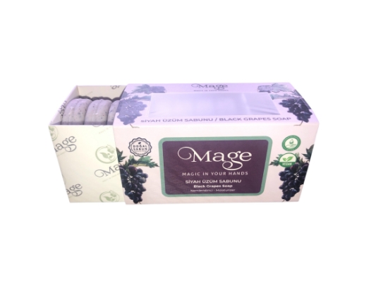 MAGE DOĞAL SİYAH ÜZÜM SABUNU 160GR -  8x20 GR