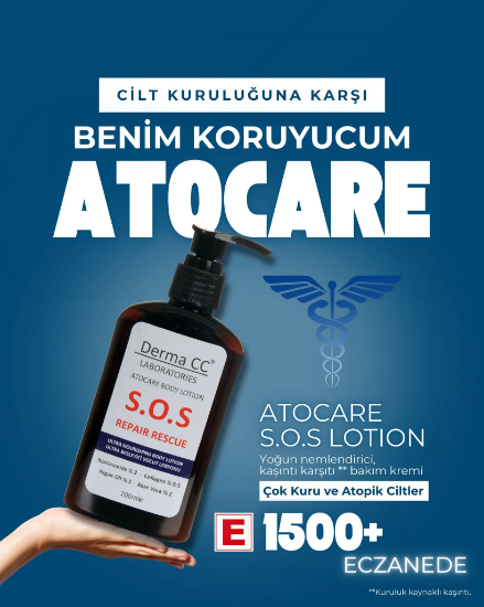 DERMA CC LABORATORIES S.O.S BAKIM - ATOPİK CİLTLERE ÖZEL VÜCUT LOSYONU 200 ML