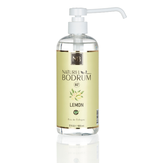 Naturel Bodrum Limon Kolonyası Pet Şişe Sprey Başlıklı 500ml