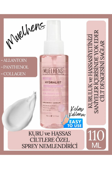 Muelhens Hydralist Kuru ve Hassas Cilt Nemlendirici Sprey110 ml