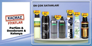 Parfüm &Deodorant &Kolonya Ürünlerinde Fırsatlar kampanya resmi