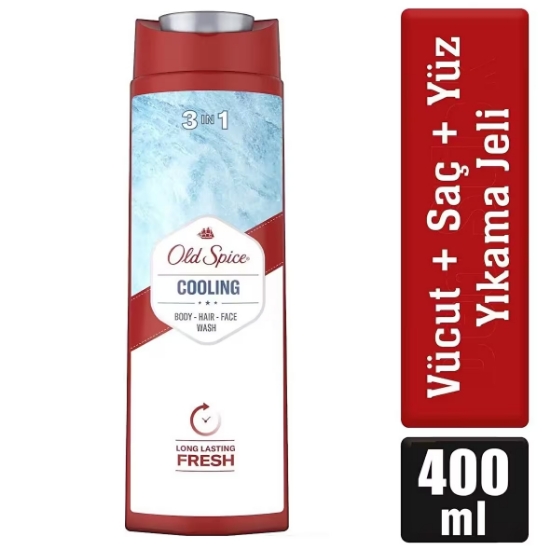 Old Spice Cooling Erkekler İçin Duş Jeli ve Şampuan 400 ml