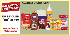 Haftasonu Fırsatları! Hamur/Pasta Malzemeler kampanya resmi