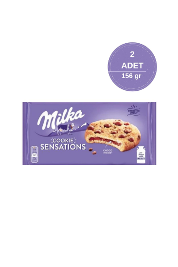 Milka Sensations Choco Cookie Damla Çikolata ve Dolgulu Biküvi 15