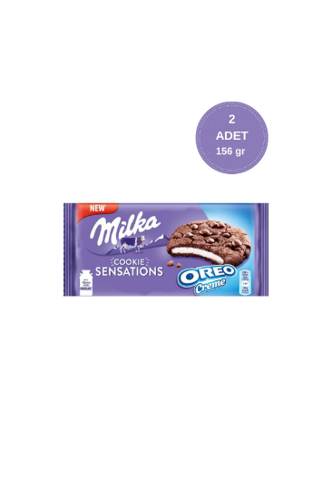 Milka Sensations Damla Çikolatalı & Oreo Kreması Dolgulu Kurabiye