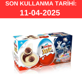 Kinder Joy Sürpriz Yumurta 20 gr X 3'lü Paket Erkeklere Özel Oyuncaklı