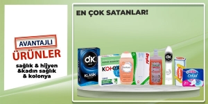 Sağlık & Hijyen &Kadın Sağlık & Kolonya Ürünleri kampanya resmi