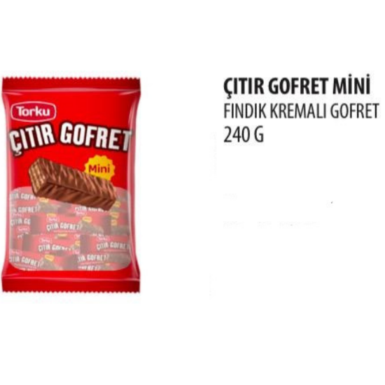 Torku Mini Çıtır Gofret 240 Gr