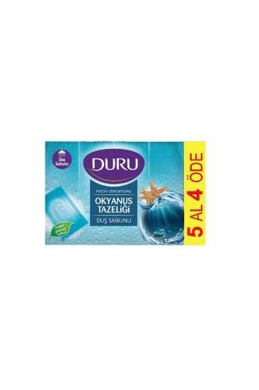 Duru Duş Sabunu Okyanus Tazeliği 5 x 150 g = 750 gr 