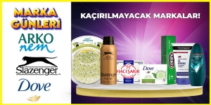 Marka Günleri-Arko-Slazenger-Neutrogena-Dove-Rexona-Cire Aseptine-Hacı Şakir kampanya resmi