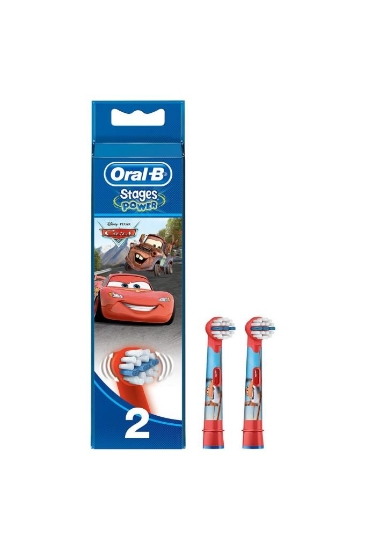 Oral-B Stages Çocuklar İçin Diş Fırçası Yedek Başlığı Cars 2 Adet