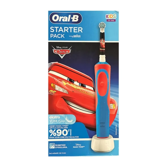 Oral-B Starter Pack  Cars Şarjlı Diş Fırçası+ 2 Yedek Başlık