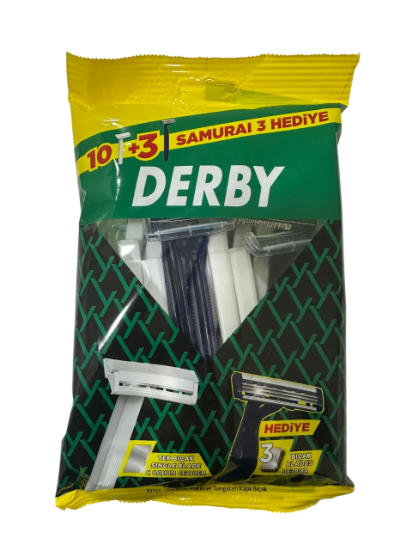 Derby Samurai Tıraş Bıçağı 10+3 Hediyeli