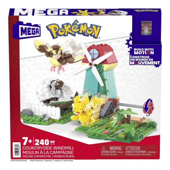 HKT21 MEGA™ Pokémon™ Countryside Windmill - Yel Değirmeni Kasabas