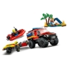 60412 Lego City 4x4 Kurtarma Botlu İtfaiye Kamyonu 301 parça +5 y