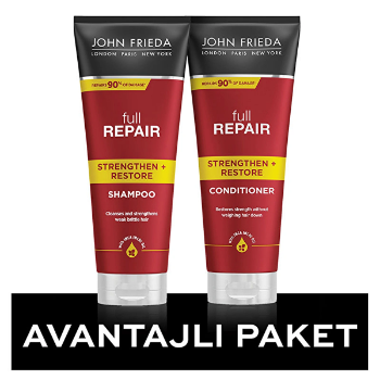 John Frieda Full Repair  Onarıcı Saç Şampuanı + Saç Kremi 2 li AVantaj Seti