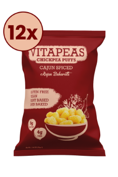 vitapeas, nohut cipsi, sağlıklı atıştırmalık, glutensiz cips, vegan atıştırmalık, yüksek lif snack, fit atıştırmalık, fırınlanmış cips, düşük kalorili cips, sağlıklı yaşam, diyet cips, nohut bazlı cips,kajun baharatlı