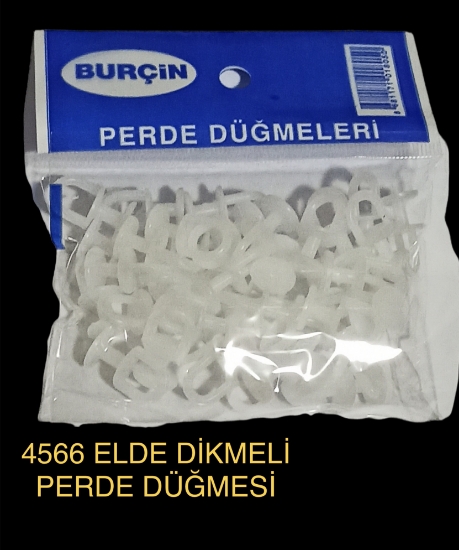 Burçin Elde Dikmeli Perde Düğmesi 40 Adetli