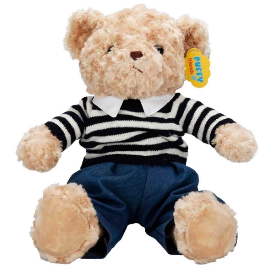 4807 Kıyafetli Peluş Ayı Teddy Bear 37 cm -Sunman