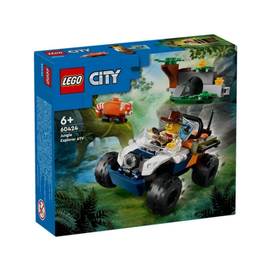 60424 Lego City Orman Kaşifinin ATVli Kırmızı Panda Görevi 92 par