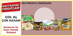 Haftasonu Fırsatları! Konserve Ve Hazır Yemek Ürünleri kampanya resmi