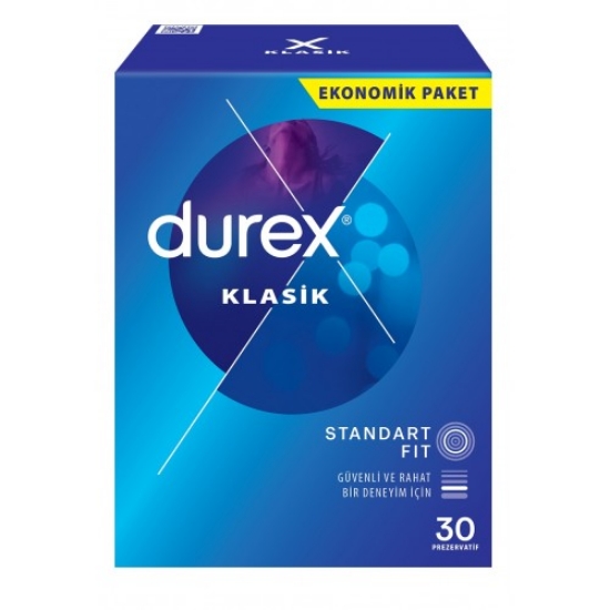 DUREX Klasik Prezervatif 30'lu