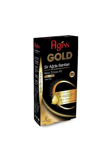 Agiss Sir Ağda Bantları Extra Bakım Gold 41 Adet