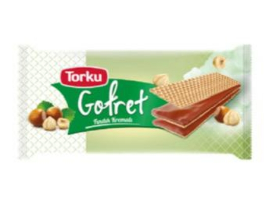 Torku Gofret Fındık Kremalı 100 Gr-19 Adet