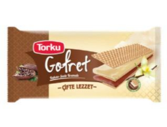 Torku Gofret Kakao Sade Kremalı 100 Gr-19 Adet