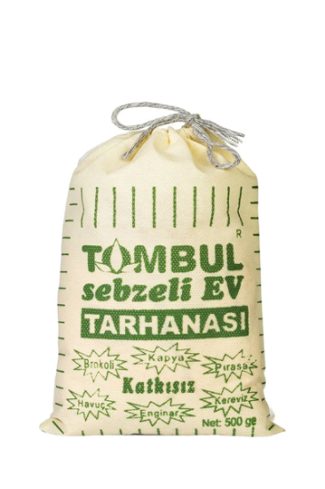 Tombul Organik Ev Tarhanası Sebzeli 500 Gr