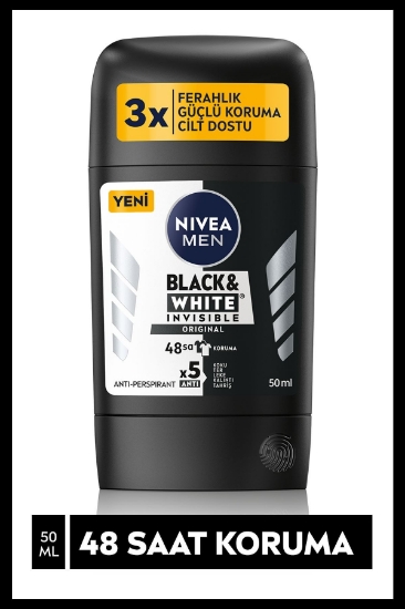 Nivea Men Black & White Invisible Original Stick Deodorant 50 ml