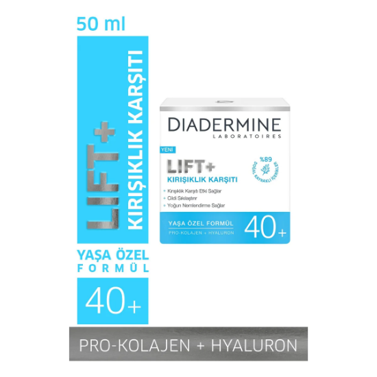 Diadermine Lift+Kırışıklık Karşıtı 40+ Yaşa Özel Bakım Kremi 50 ml