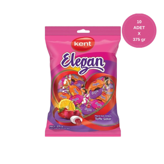 Kent Elegan Karışık Bayram Şekeri 375 GR X 10 Adet