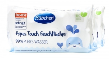 Bübchen Baby Yenidoğan Islak Mendil Aqua Touch 3x48li