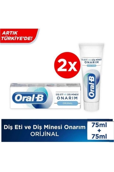 Oral-B Orijinal Diş Eti Ve Minesi Onarım Diş Macunu İkili Avantaj 75 Ml