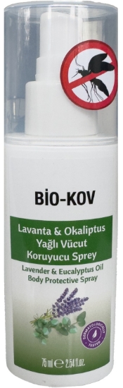 Bio Kov Lavanta - Okaliptüs Yağlı Haşere Kovucu Sprey 75 ml