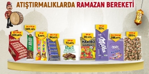 Atıştırmalıklarda Ramazan Bereketi kampanya resmi