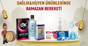 Sağlık & Hijyen Ürünlerinde Ramazan Bereketi kampanya resmi