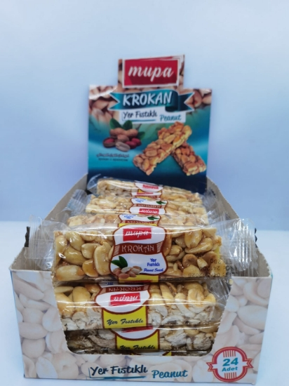 Mupa Yer Fıstıklı  Krokan 28 Gr x 24 Adet