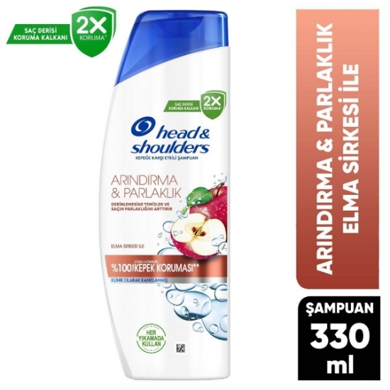 Head&Shoulders Arındırma ve Parlaklık Kepek Karşıtı Şampuan330ml