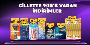 Haftasonuna Özel Gillette %15'e Varan Flaş İndirimler! kampanya resmi